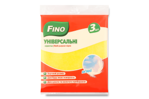 Салфетки универсальные мягкие Fino 3шт
