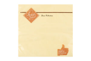 Серветки паперові 3-х шарові шампань 33х33см Decor Collection Luxy 20шт