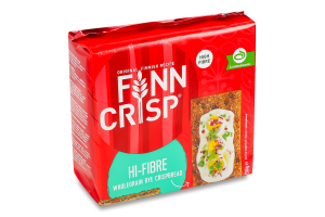 Хлібці житні цільнозернові з житніми висівками Hi-fibre Finn Crisp м/у 200г