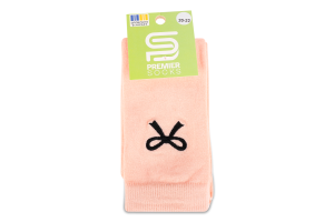 Гольфи дит Premier socks вишит бантик перс р.20-22
