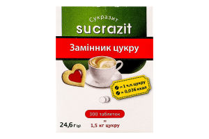 Заменитель сахара Сукразит к/у 24.6г