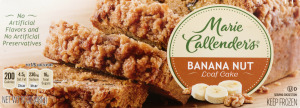 Marie Callender's Loaf Cake Banana Nut