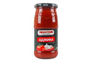 Аджика по-домашнему пастеризованная Томатіно с/б 460г