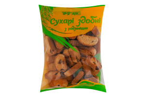 Сухари сдобные с изюмом Українська Зірка м/у 250г
