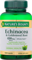 Nature's Bounty Echinacea & Goldenseal Root 450mg Herbal Supplement Capsules - 100 CT