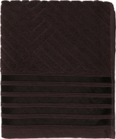 Рушник темно-шоколадний махровий 50*90см 500г/м2 GM Textile