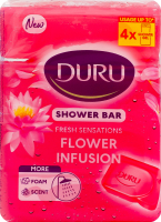 Мыло косметическое для душа Цветочное облако Свежие ощущения Duru 4х150г