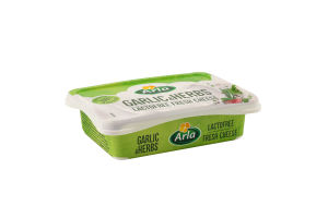 Крем-сир 50% безлактозний з часником та травами Arla п/у 200г