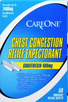 CareOne Chest Congestion Relief Expectorant Immediate Release Caplets - 50 CT