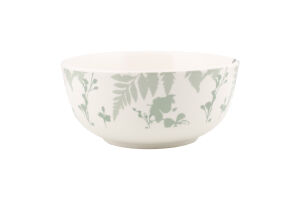 Салатник Capri 510мл біло-зелений порцеляна 13,8см Ardesтo