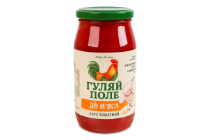 Соус томатный пастеризованный К мясу Гуляй-поле с/б 440г