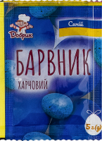 Краситель пищевой синий Добрик м/у 5г