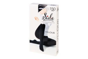 Колготи жіночі Велюр неро 150ден р.3 Сіела