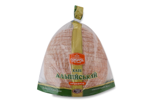 Хлеб нарезной из смеси ржаной и пшеничной муки подовый на закваске Альпийский Рум'янець м/у 720г
