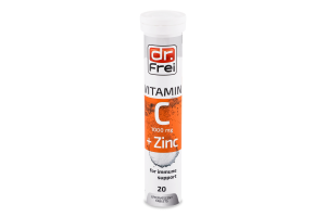Вітаміни шипучі Dr.Frei Vitamin С+Zink