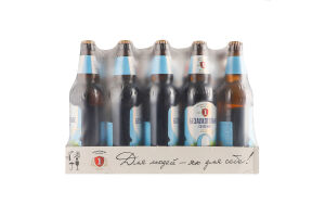 Пиво 500мл 0.5% безалкогольне світле фільтроване пастеризоване №0 Перша приватна броварня пл