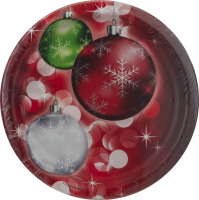 Smart Living Bright Baubles Plates - 8 CT