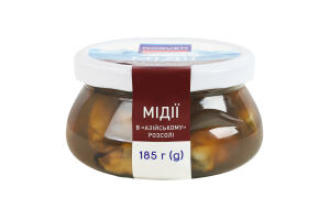 Мидии в Азиатском рассоле Norven с/б 185г