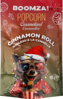 Попкорн з смаком булочки з корицею та заварним кремом карамелізований 90г Boomza!