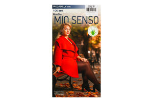 Колготки женские Mio Senso Piccadilly PlusSize 100den 5+ grey