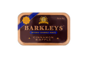 Льодяники зі смаком кориці та яблука Barkleys з/б 50г