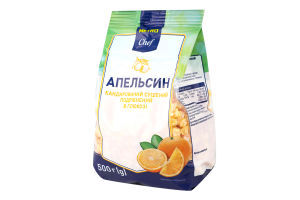 Апельсин кандирований сушений подрібнений у глюкозі METRO Chef м/у 500г