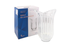 Ваза Хвиля скло 15*11,5*22см