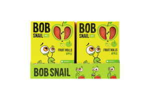 Конфеты фруктовые натуральные Яблоко Roll Bob Snail к/у 60г