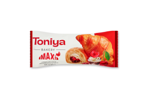 Круассан с наполнителями со вкусом вишни и ванили Maxi Toniya м/у 110г