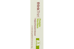 thinkThin Protein Nut Bars Original Roasted Almond - 5 CT