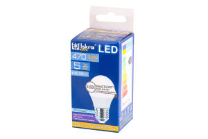 LED Іскра G45 220В 5Вт 4000K E27