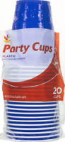 Ahold Party Cups Plastic Red - 16 OZ