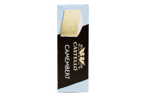 Сир 50% з білою пліснявою Camembert Castello к/у 125г