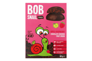 Цукерки у чорному шоколаді Яблуко-малина Bob Snail к/у 60г