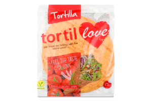 Тортилья з пшеничного борошна з меленими томатами 240г TORTILlove