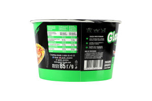 Локшина швидкого приготування Курка + Соус Сальса Glads ст 85г