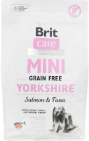 Корм д/дорослих йоркширських тер"єрів з тунцем та лососем сухий 2кг Бріт Кеа
