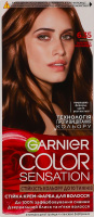 Крем-фарба для волосся Color Sensation Золотисто-каштановий №6.35 Garnier
