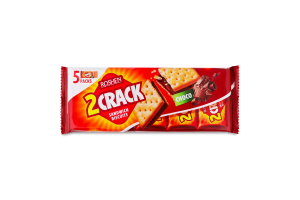 Печиво затяжне з шоколадною начинкою 2 Crack Roshen м/у 190г