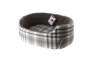 Лежак д/котів та собак Люксі в клітинку 45*35см Тріксі