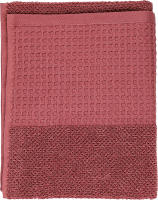 Рушник теракотовий махровий з вафельним бордюром 50*90см 450г/м2 ГМ Текстайл