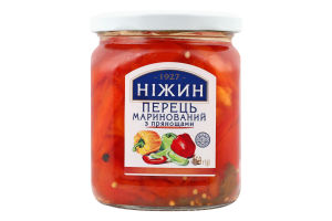 Перець маринований з прянощами Ніжин с/б 450г