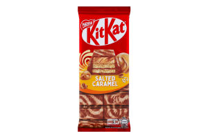 Шоколад молочный с вафлей и начинкой Salted сaramel Kit Kat м/у 99г