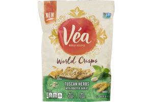 Vea World Crisps Tuscan Herbs With Roasted Garlic Crackers