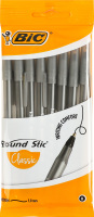 Ручка кулькова чорна Classic Round stic BiC 8шт