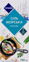 Соль Премія морская помол №0 картонная коробка