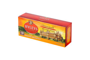 Чай чорний цейлонський байховий дрібний English Breakfast Hyleys к/у 20х1.5г