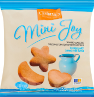 Печиво цукрове з ароматом пряженого молока Mini joy Київхліб м/у 180г
