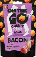 Кульки сирні хрусткі зі смаком бекону On The Go д/п 30г