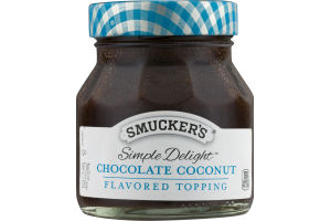 Smucker's Simple Delight Chocolate Coconut Flavored Topping